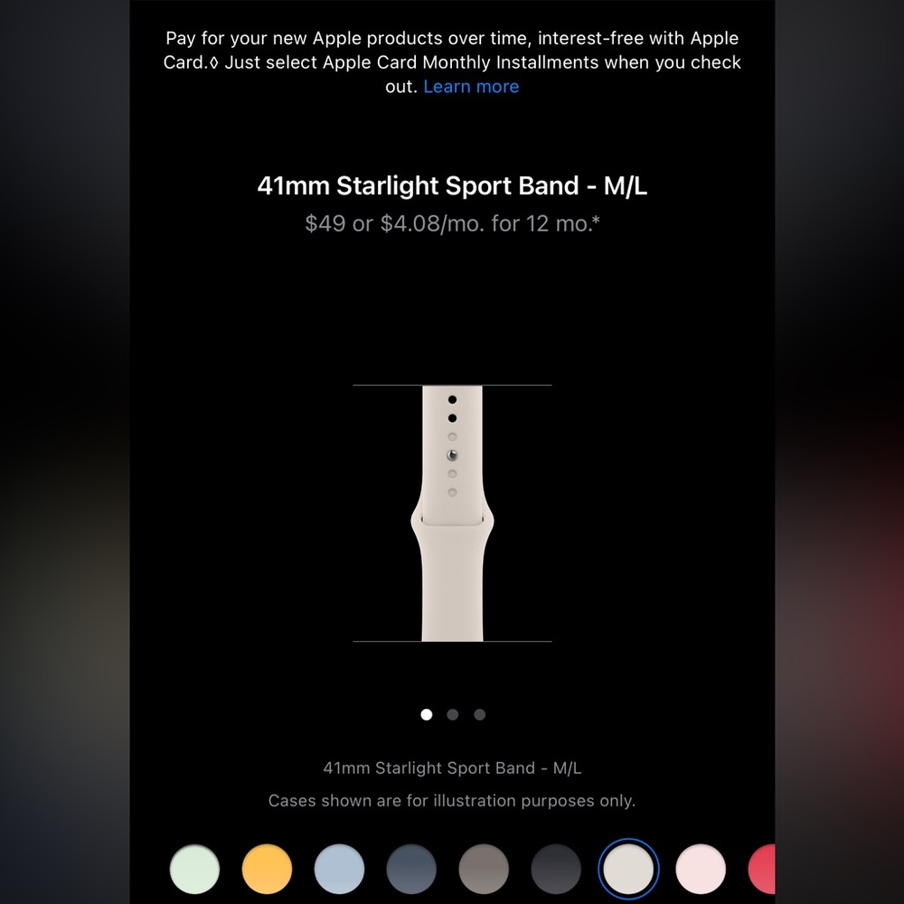 Apple Watch Sports Band - NEVER OPENED